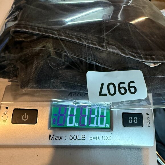 Free People Women 27 Penny Pull On Flare Jeans Denim Black Distressed Stretch - Picture 12 of 12